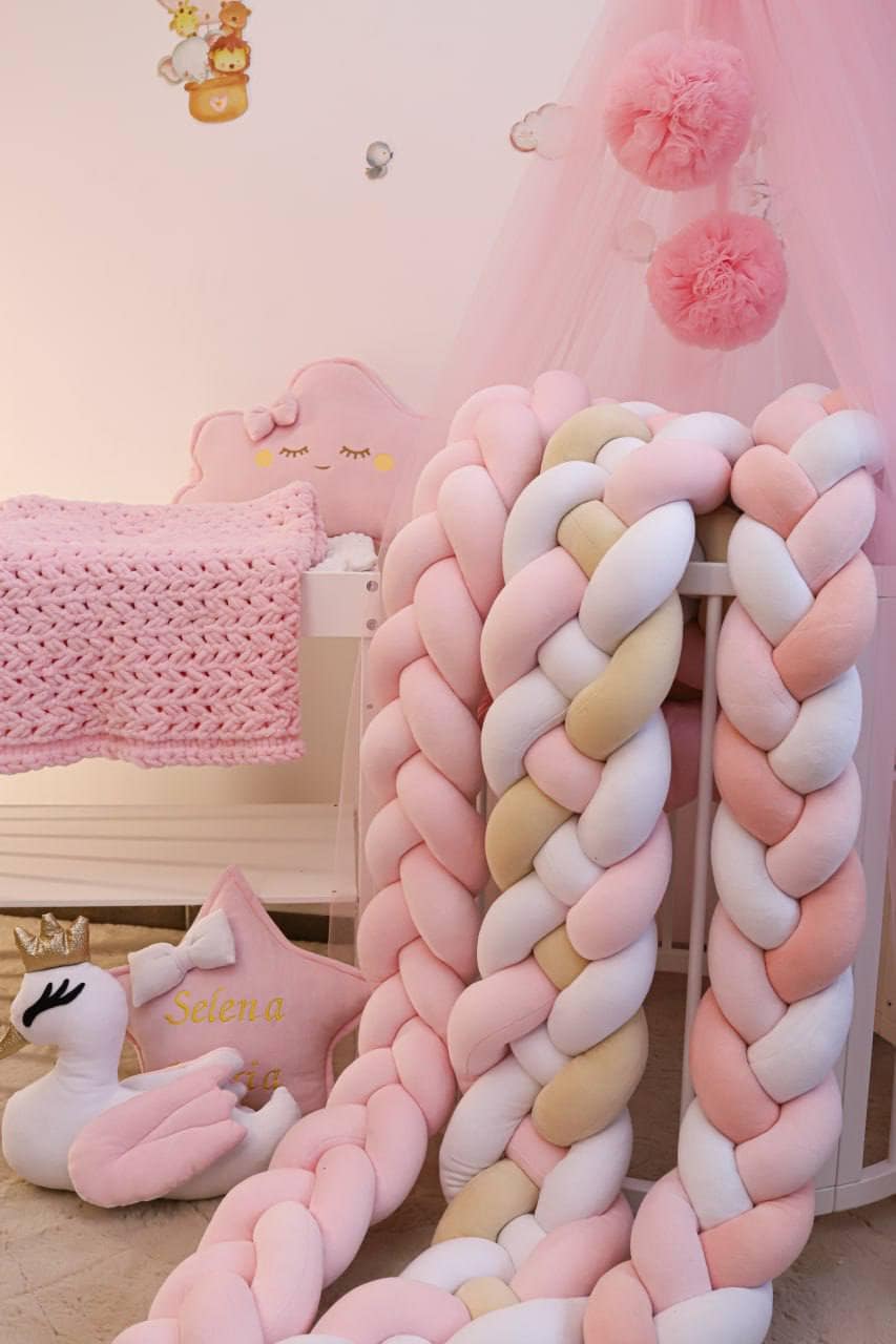 2_1 Împletituri decorative și protectoare din catifea – Stil și siguranță pentru orice pătuț!♥️